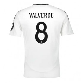 Real Madrid Federico Valverde #8 Hjemme skjorte 2024-25 Kortermet